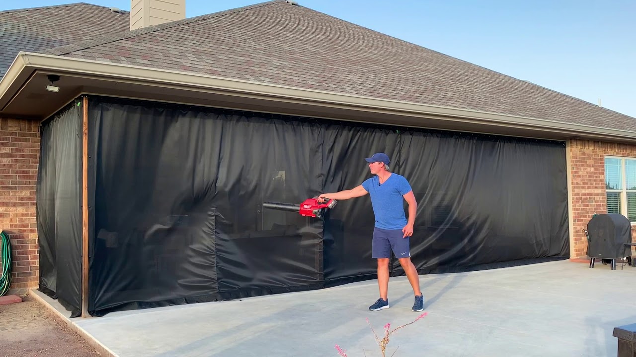 Mosquito Curtain Wind Techniques YouTube