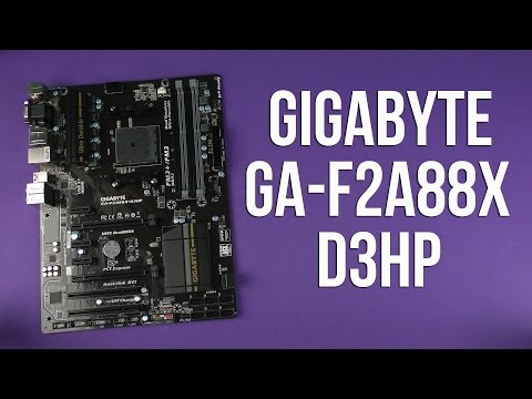 Распаковка Gigabyte GA-F2A88X-D3HP