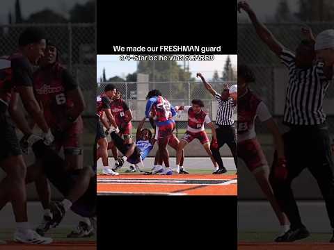 4-Star vs. SCARED freshman #football #doughboyz #7v7