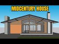 Sketchup Tutorial Beginners Midcentury Landed House