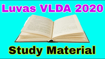 VLDA entrance exam preparation || Vlda hisar exam important questions