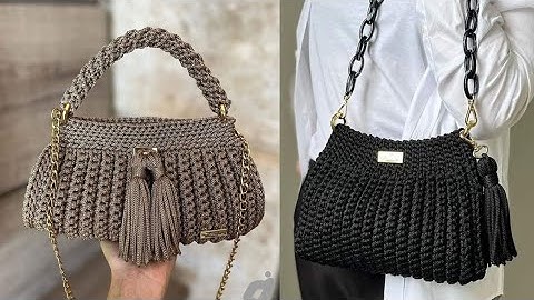 Unique Crochet bag Tutorial 😍😇 @FashionPhiliaOfficial