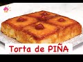 Como hacer Torta de Piña Volteada 😍😋  RECETA EN LA DESCRIPCIÓN