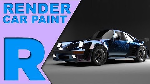 How Do I Render: Car Paint (Renderman & Maya)