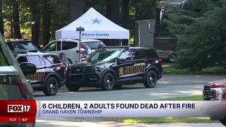 8 family members found dead after suspicious house fire in Grand Haven Township