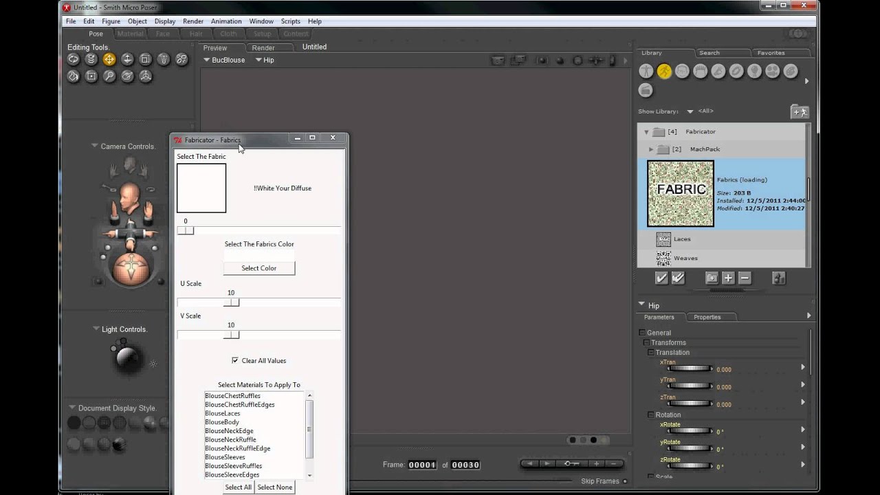 Fabricator for Poser