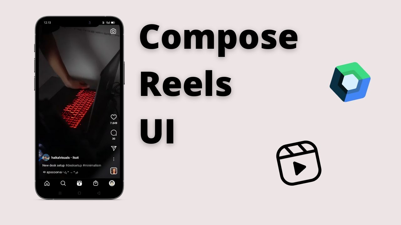 Jetpack Compose Reels UI - YouTube