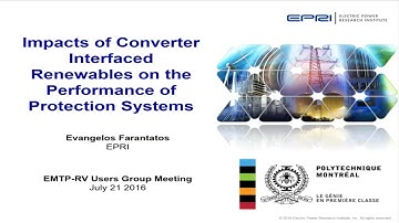 Impact of Converter Interfaced Renewables on the Performance of Protection Systems.