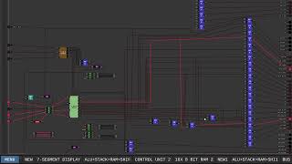 Digital Logic Sim. BUILDING A COMPUTER. ( part 21) Making A Control Unit for CPU from the last Video