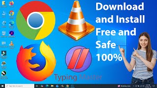 How to Download Google Chrome, VLC, Typing Master, WinRAR &amp; Firefox in PCLaptop Official Safe Method