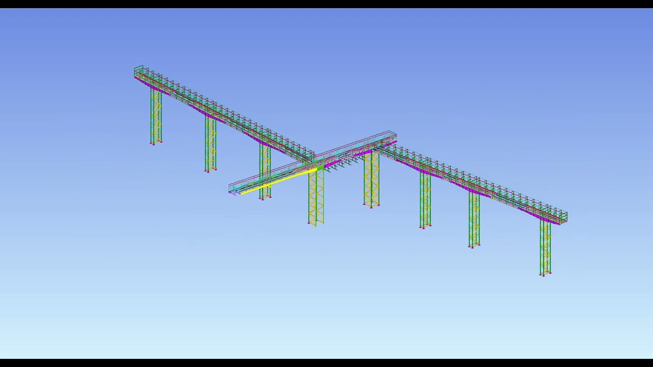 Conveyor Bridge Steel Fabrication Drawings