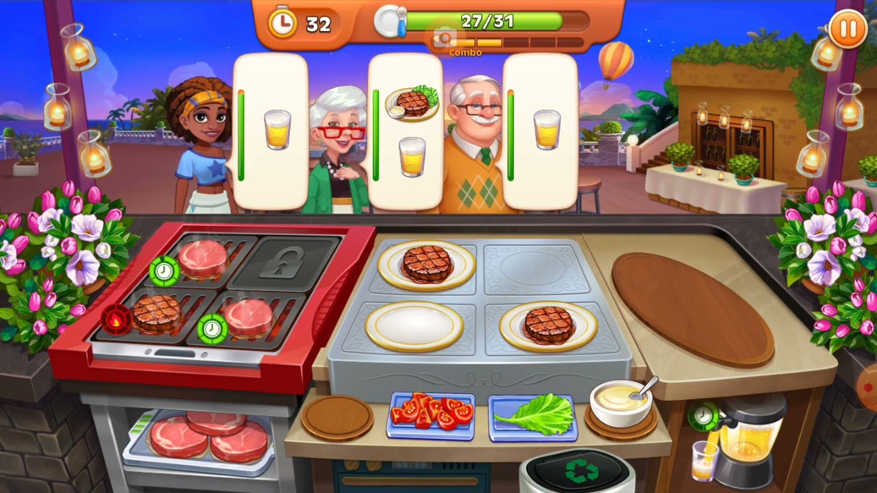 Cooking Madness level 8 to 27 & tutorial
