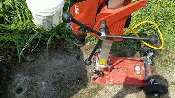 Home Depot Hilti DD 150 U concrete drill