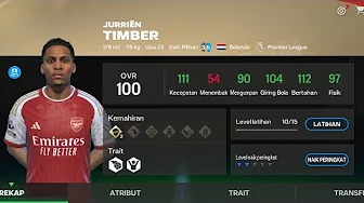 EA FC MOBILE: REVIEW JURRIEN TIMBER + #KASARIN DI VIDEO INI. 🔥🔥🔥 thumbnail