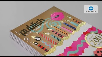 Konica Minolta use case: magazines with MGI foiling and varnishing