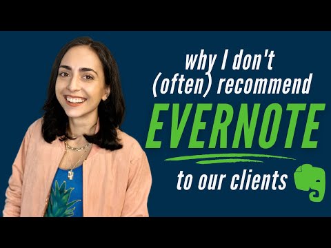 Why I Don't (Often) Recommend Evernote To Our Clients | Lifehack Method