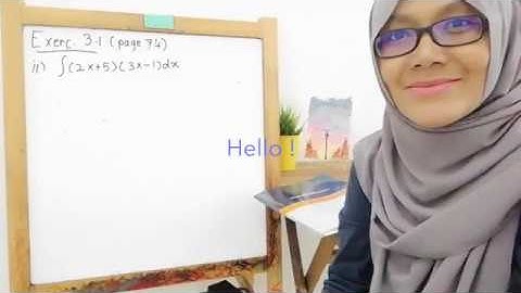 Chapter 3: Integration Part 1 (Indefinite & Definite Integral)