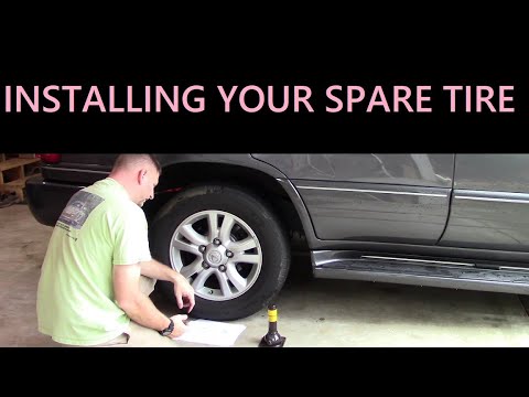 Installing spare tire on LX470