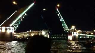 Развод Дворцового моста @ Санкт-Петербург 05.08.2012