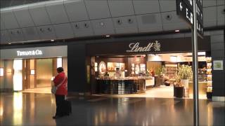 Shops, Duty Free, Snack bars and general views of Zurich Airport, Switzerland