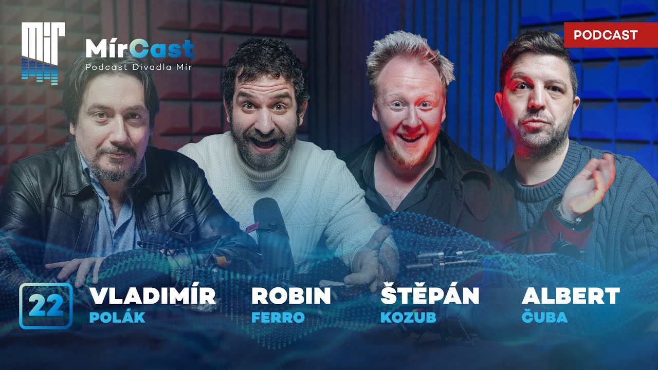 MírCast #22 | Tři Tygři poprvé společně v MírCastu! (Podcast Divadla Mír z 6. 3. 2025)