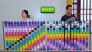Family Game | Color Roll Puzzle Challenge, Who's Faster ☆ Level 03 screenshot 2
