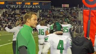 Highland Hornets at Copley Indians Highlight Reel