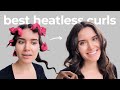 Do Heatless Curlers REALLY Work? | Testing VIRAL Amazon $12 Hair Rollers | No-Heat Curls in Minutes