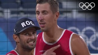 Красильников и Стояновский вышли в полуфинал олимпийского турнира по пляжному волейболу