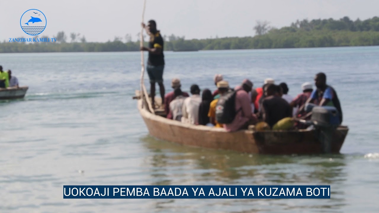 Harakati za uokozi Pemba kwenye boti iliyozama kisiwa Panza