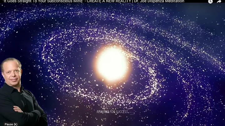 Dr. Joe Dispenza Meditation- "this meditation goes straight to your subconscious mind"