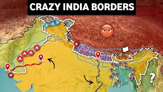 Crazy Geographical Borders of India