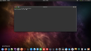 how to change hosts file on linux