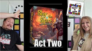 Slay The Spire: The Board Game Act 2 Playthrough (2 Player)