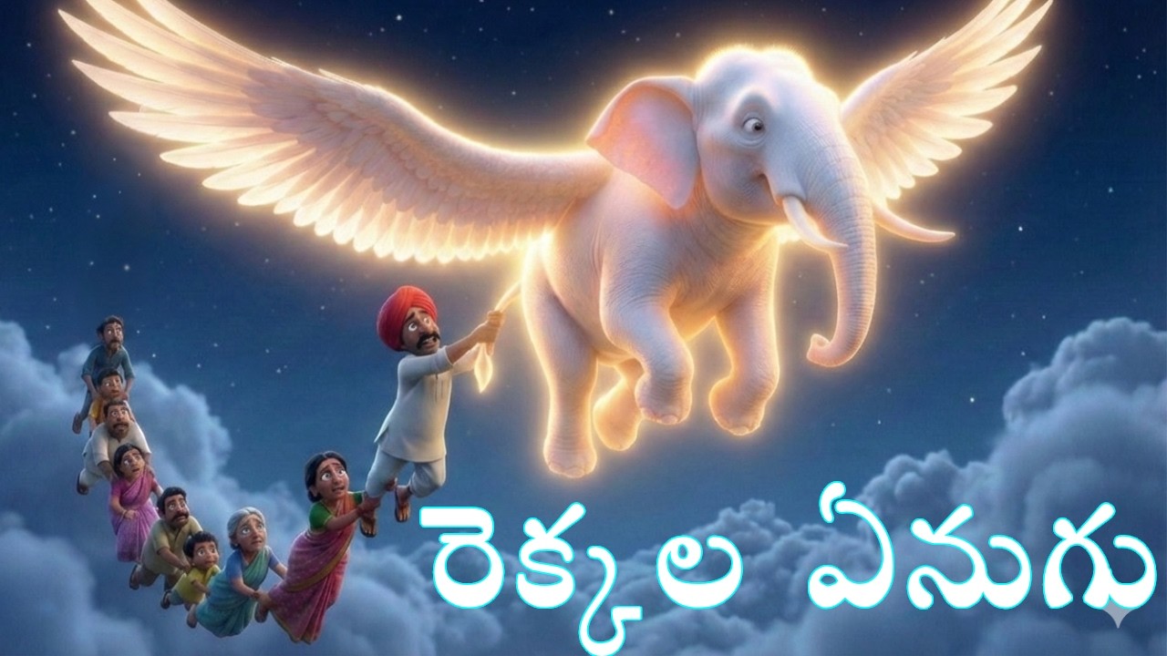 Egire Enugu Story in Telugu | రెక్కల ఏనుగు - Flying Elephant | Telugu Moral Stories | Telugu Stories