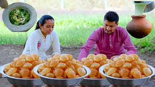 Deshi Pani Puri Recipe | Indian Village Cooking