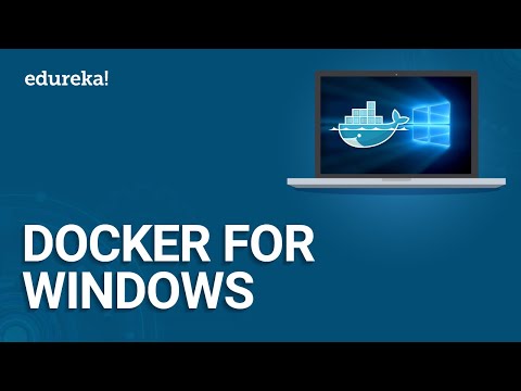Video: Hvordan kører jeg et docker-billede i Windows?