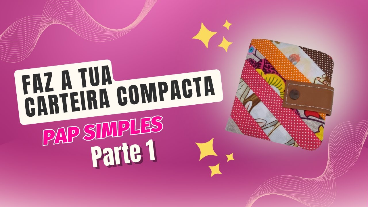 Como fazer uma carteira UNISEXO de forma SIMPLES - parte 1