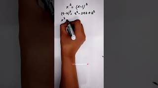 X²=(x-1)² Nice maths Olympiad #maths #mathstricks #tricksandsolutions #shortsfeed #mathematics