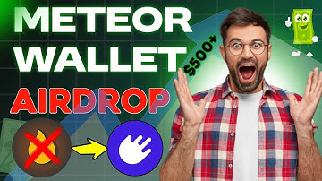 Meteor Wallet Airdrop ~ Earn free $500+ || new airdrop today| new crypto loot || Crypto Airdrop