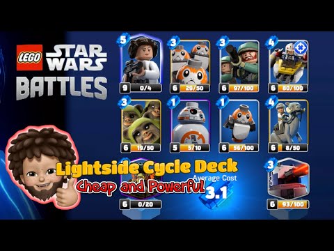 LEGO Star Wars Battles - Light side Cycle Deck | Cheap but very powerful