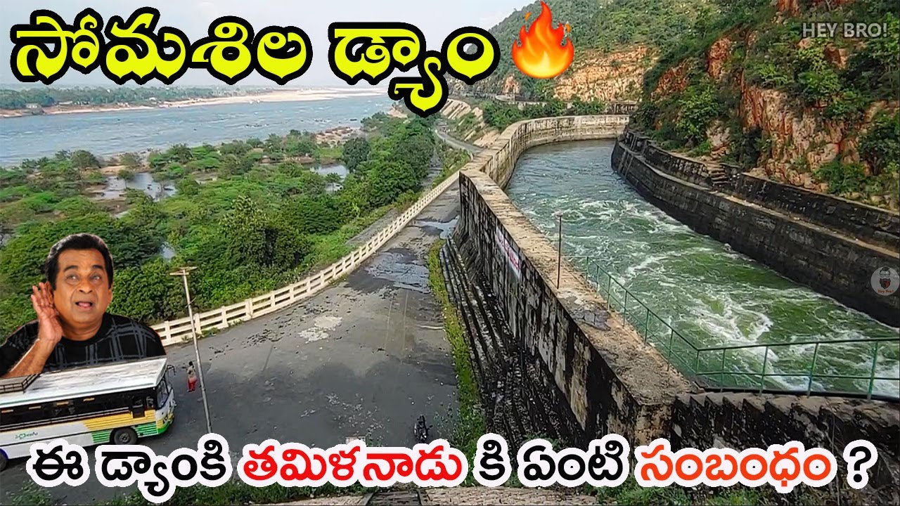 Somasila dam across Penna River|| Details #pennariver #nellore