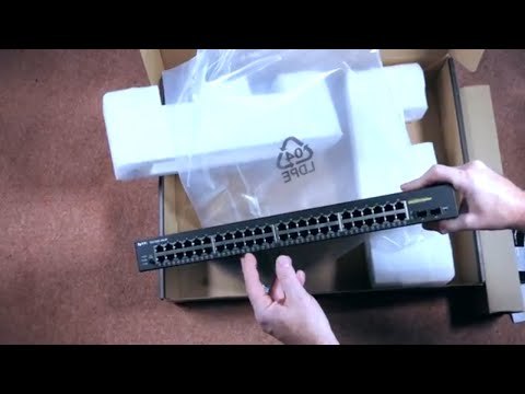 ZyXEL GS1900-48HP Switch Unboxing
