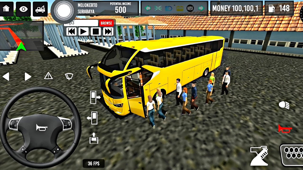 euro coach bus simulator 🤩🚌|| new coach bus simulator part-04 Android gameplay - JENNA BUS GAMER 