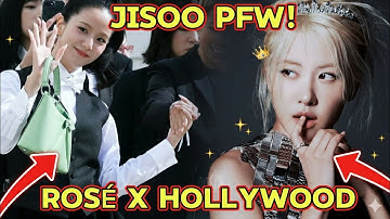Rosé Graces The Hollywood Reporter Cover, Jisoo Causes a Stir at Paris Fashion Week!"