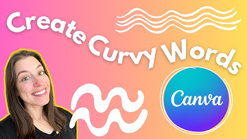 Create Curvy / Wavy Text in Canva ➰ | Creator Hub Tutorials