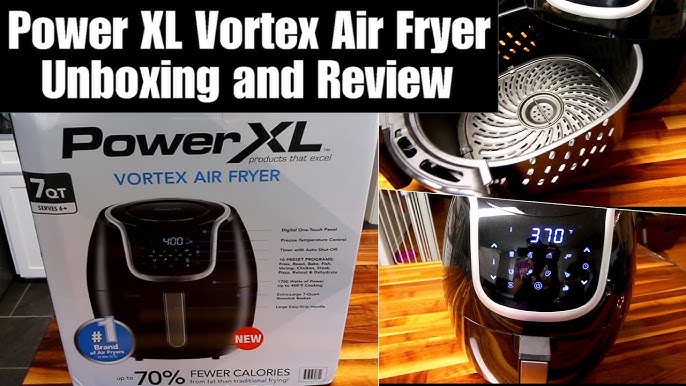 PowerXL 1700W 10-qt Vortex Air Fryer Pro Oven /w Presets on QVC 