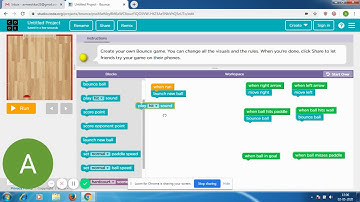 Making a fully functional bounce game on code.org