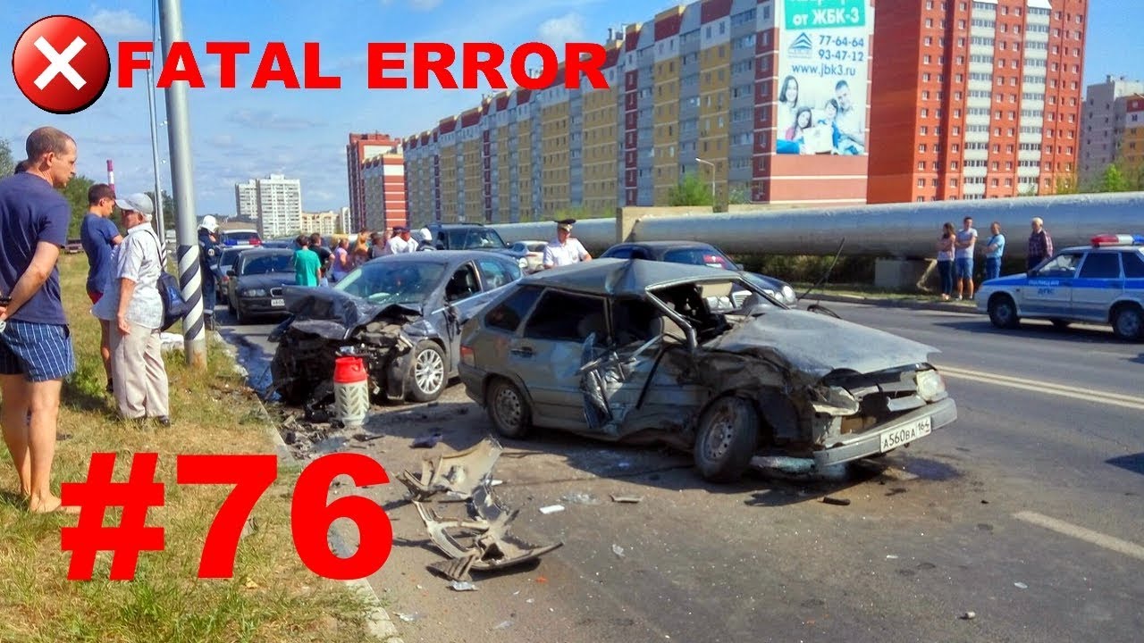 🚘🇷🇺Russian Car Crash Road Accidents Compilation (31 August 2017) 76