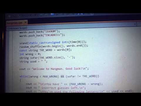 Programming Hangman (Take 2)